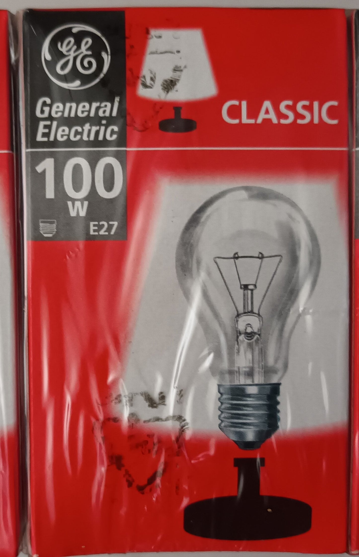 GE 100W Clear  Household Bulbs E27 / ES Cap Ten