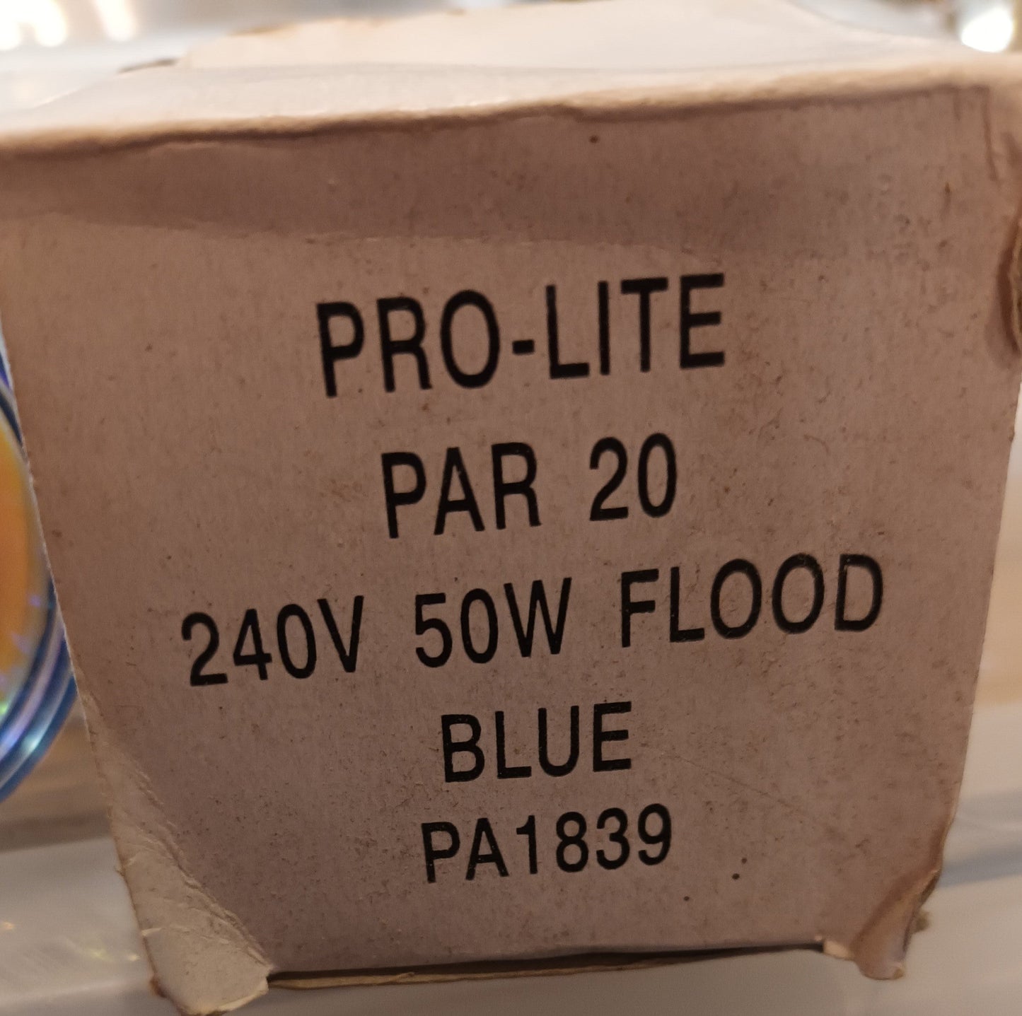 PAR20 blue flood 50Ws ES / E27 by pro-lite
