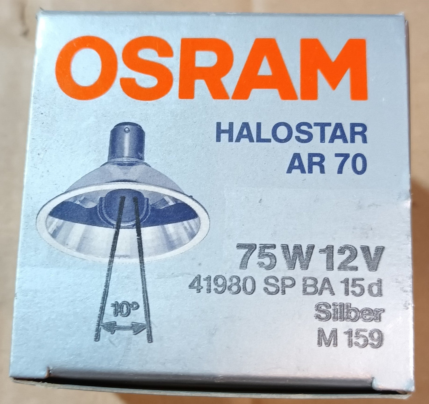 Osram M159 Halostar  Halogen 10</p>º  AR70 75w 12v 41980 SP BA 15d