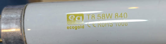 5ft Tubes 58W T8 Cool White / 840 by Ecogold Pack of 12
